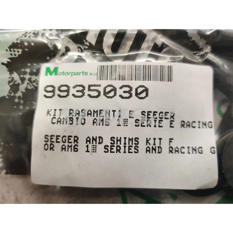 Kit rasamenti e seeger Top performance per cambio am6 prima serie con asse primario da 18 mm, ricambio 9935030