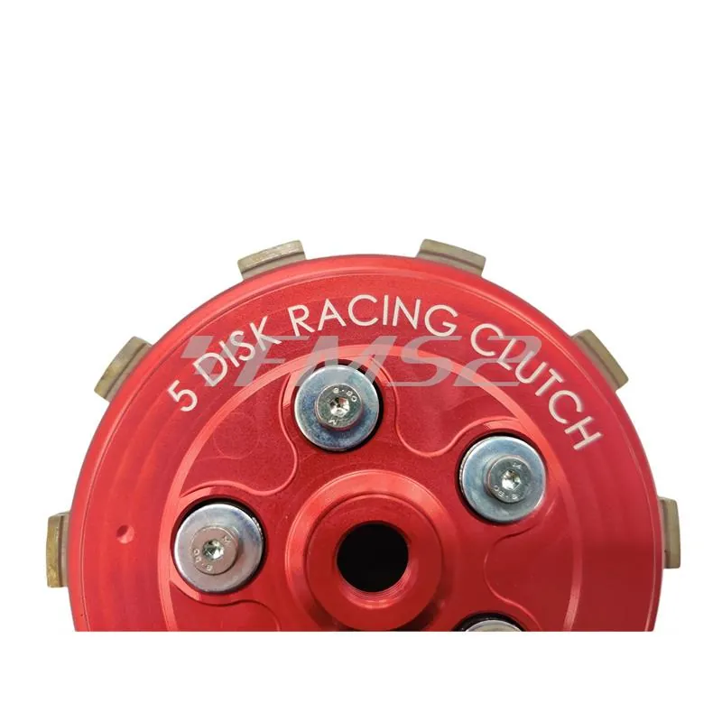 Kit frizione tpr factory a 5 molle by Top Performance in CNC per motori Minarelli AM, AM3, AM4, AM5 e AM6 1° e 2° generazione, ricambio 99F5MAM10