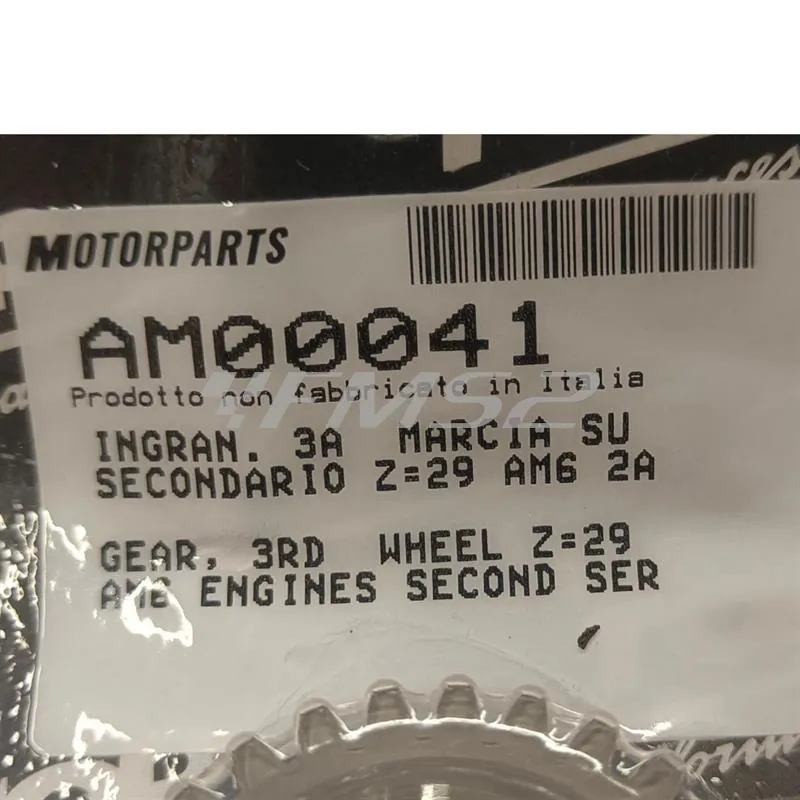 AM00041 Ingranaggio 3a  marcia su secondario z=29 am