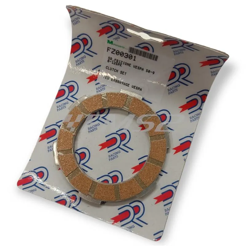 Dischi frizione serie Vespa 50-90-125 PK - confezione  blister, ricambio FZ00301
