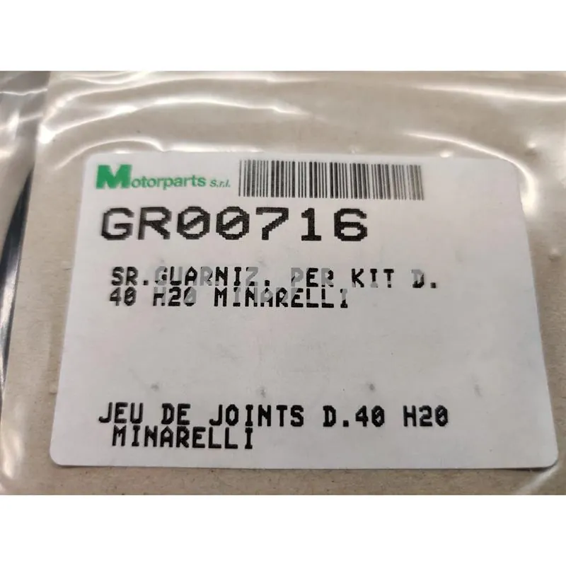GR00716 Guarnizione per kit diametro 40 acqua Minarelli