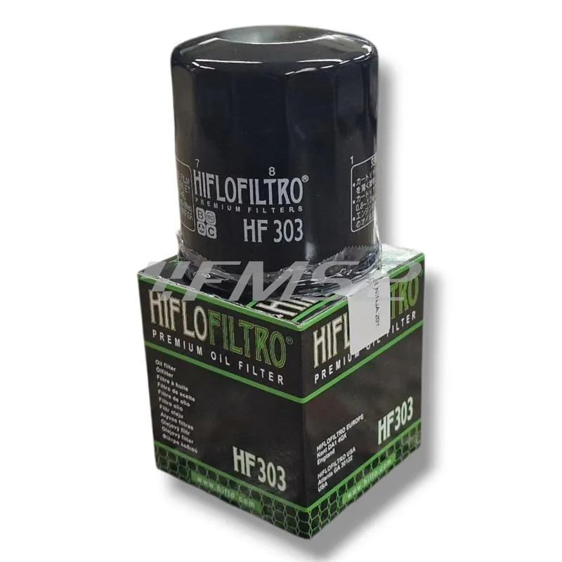 Filtro olio hiflo nero kawasaki 1000 zx-10r ninja 2011 - 2015, ricambio HF303