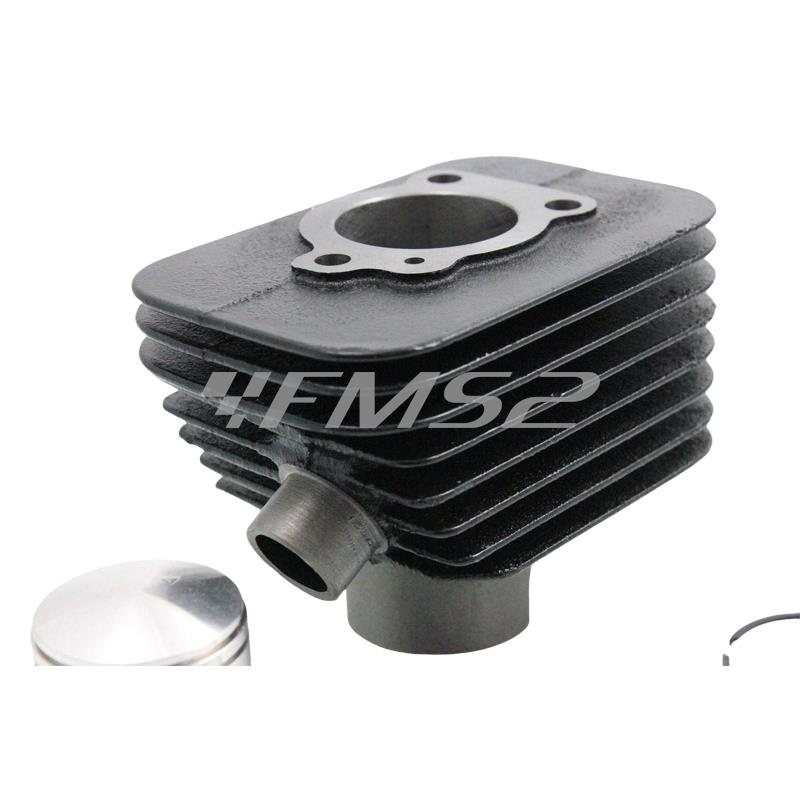 Motore gruppo termico DR completo di pistone, per ciclomotori Piaggio Ciao, Si, Boxer, Bravo e Grillo con diametro 38,4 mm e spinotto 10 mm, ricambio KT00005