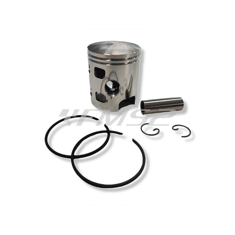 Motore gruppo termico completo di pistone diametro 43 mm (cilindrata 60 cc) e spinotto diametro 12mm per Piaggio Ciao, Si, Bravo, Boxer, Grillo, ricambio KT00066