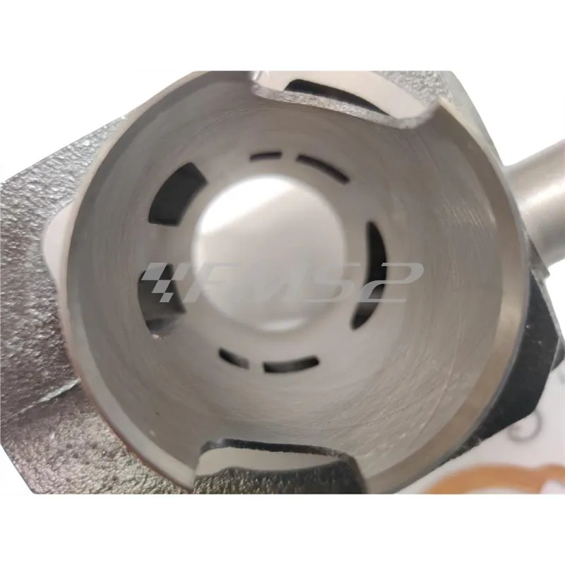 Motore gruppo termico completo di pistone diametro 43 mm (cilindrata 60 cc) e spinotto diametro 10 mm per Piaggio Ciao, Si, Boxer, Grillo, Bravo senza testa, ricambio KT00067