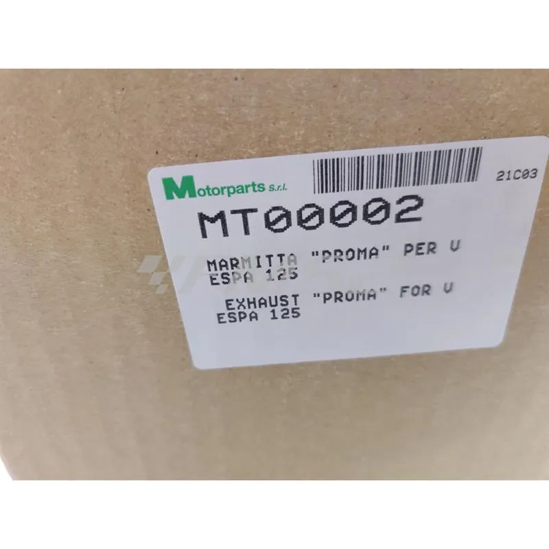 Marmitta originale proma per Vespa 50 Special - 50 r-n-l, ricambio MT00001