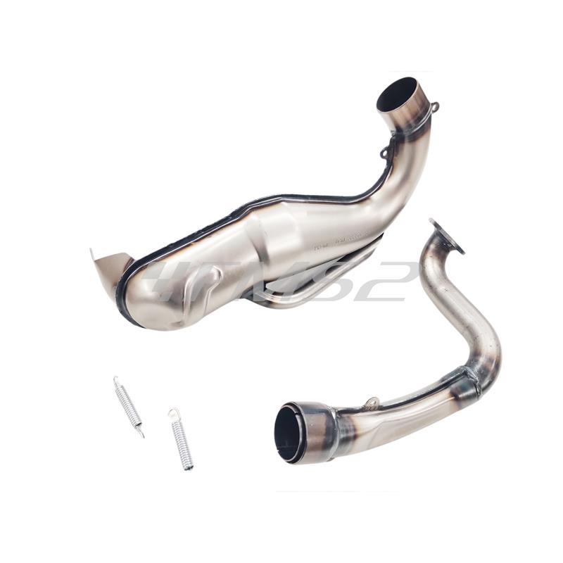 Marmitta completa di collettore modello Proma originale per Piaggio Vespa PK50, PK50S, PK50XL, ricambio MT00024