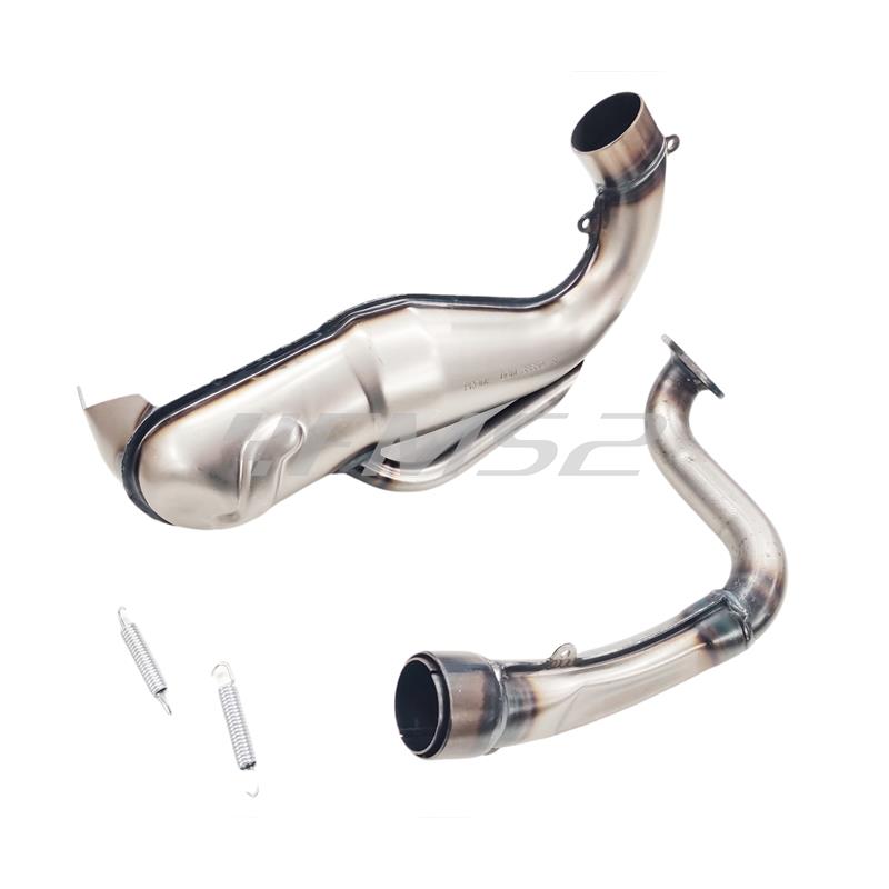 Marmitta completa di collettore modello Proma originale per Piaggio Vespa PK125, PK 125S, PK125XL, ricambio MT00027