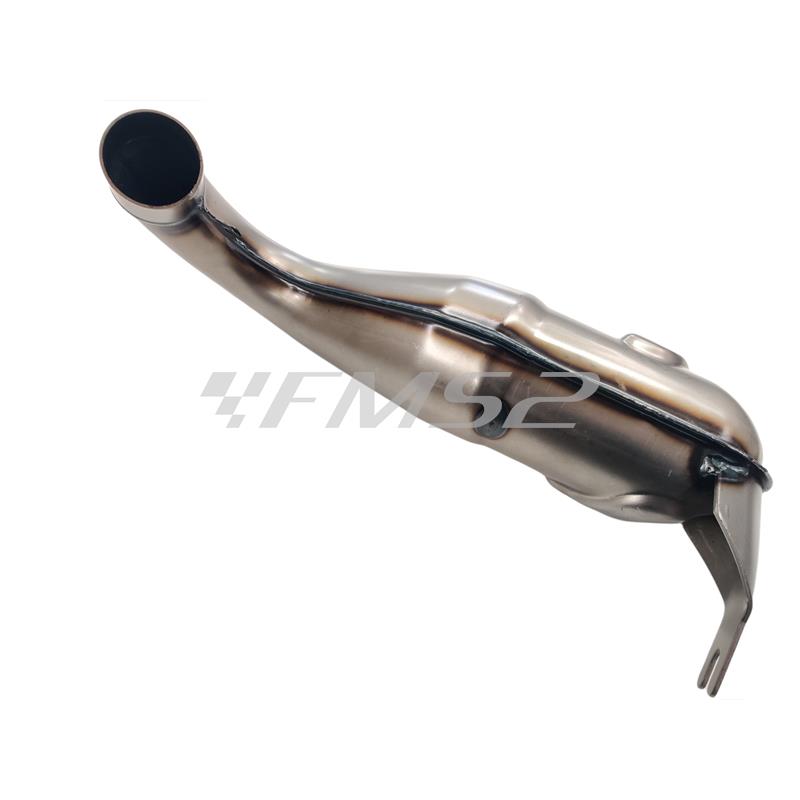 Marmitta completa di collettore modello Proma originale per Piaggio Vespa PK125, PK 125S, PK125XL, ricambio MT00027