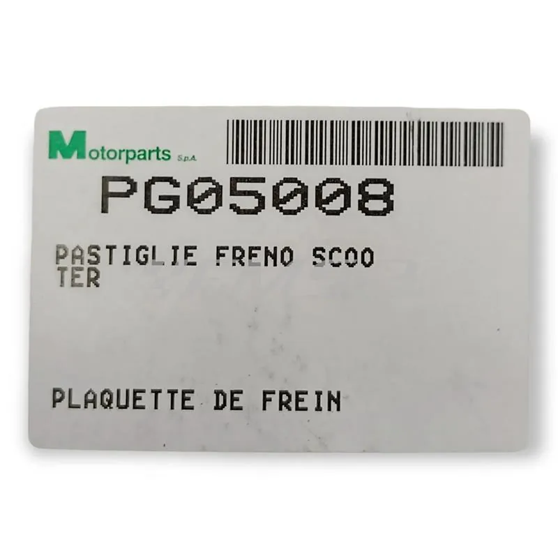 PG05008 Pastiglie freno Top Performance (pasticche), per Malaguti- centro 50 anteriore- Piaggio- free