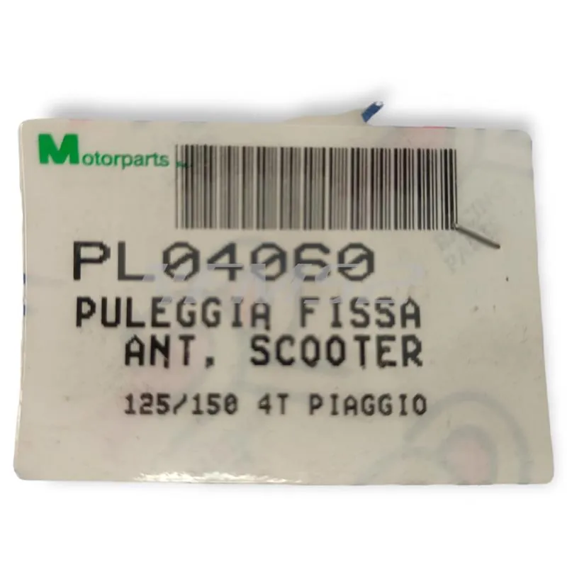 Semipuleggia fissa anteriore dr per maxi scooter con motore Piaggio Gilera 125 4t e 150 4t, ricambio PL04060