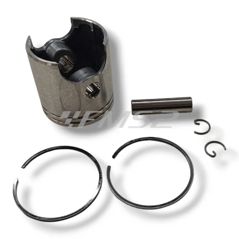 PT00102 Pistone DR in alluminio bifascia con diametro 47 mm (cilindrata 70 cc)