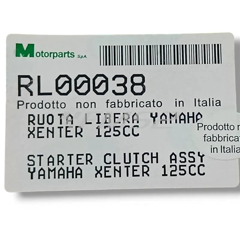 RL00038 Ruota libera avviamento elettrico maxi scooter Yamaha xenter 125 e 150 cc  4 tempi