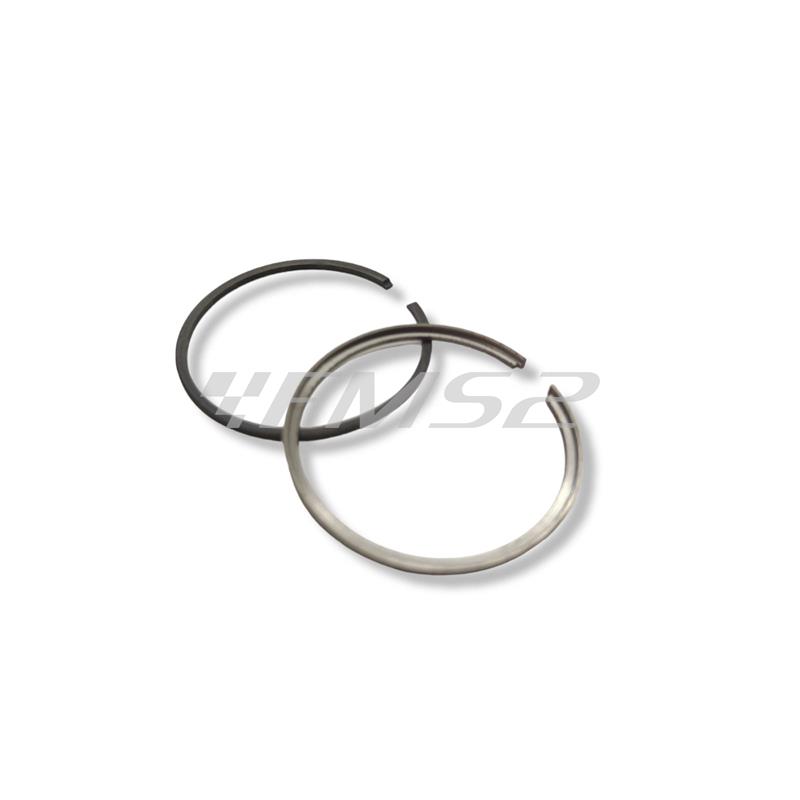 Fasce elastiche pistone con diametro 38,4 mm cilindrata 50 cc cstr 2-cal x2 per motori DR montati su cicolomotori Piaggio Ciao, Si, Bravo, Boxer, Grillo, ricambio SG15599
