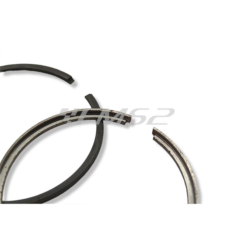 Fasce elastiche pistone con diametro 38,4 mm cilindrata 50 cc cstr 2-cal x2 per motori DR montati su cicolomotori Piaggio Ciao, Si, Bravo, Boxer, Grillo, ricambio SG15599