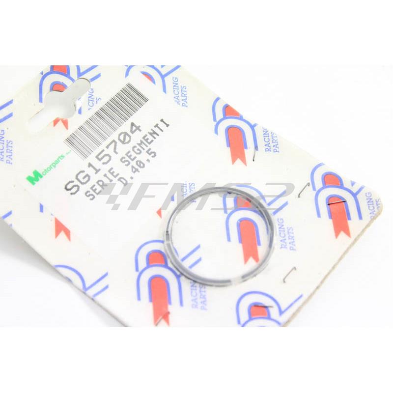 Fasce elastiche pistone con diametro 40.5 mm per motore dr e top performance per scooter Minarelli aria e liquido verticale e oriz, ricambio SG15701