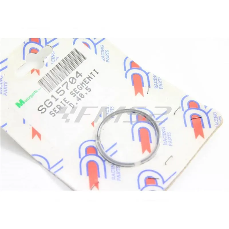 Fasce elastiche pistone con diametro 41.0 mm per motore dr e top performance per scooter Minarelli aria e liquido verticale e oriz, ricambio SG15702