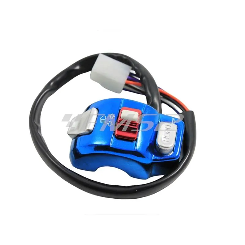Devioluce sinistro blu anodizzato Peugeot speedfight (DR, HUTCHINSON e TOP PERFORMANCE), ricambio T325031