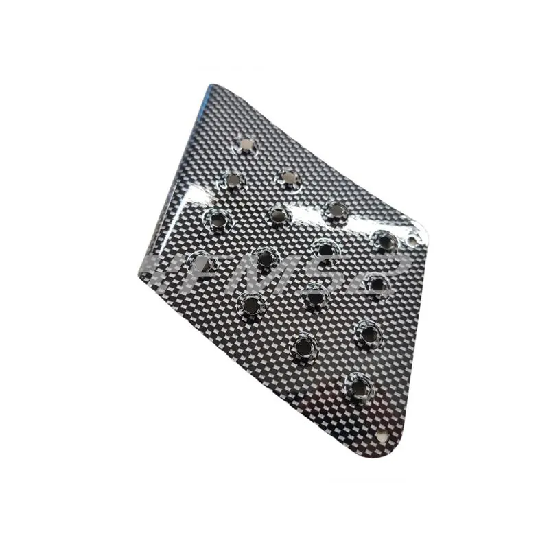 Pedana poggiapiedi alluminio Booster spirit fino al 2003 colore carbonio, 4 pezzi, ricambio T360043