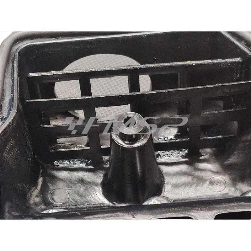 Coperchio scatola filtro UFO con aperture maggiorate per motori Yamaha e Minarelli orizzontali raffreddati ad aria e liquido con scatola filtro originale, ricambio SC06007001