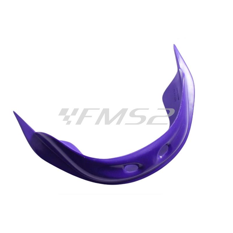 Spoiler profilo scudo anteriore Ufo per scooter Gilera Typhoon in plastica di colore viola pastello, ricambio SC06030161