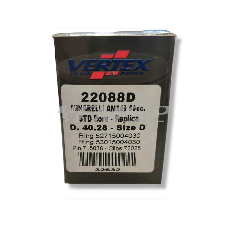 Pistone vertex minarelli am6 d.40,28 d, ricambio 22088D