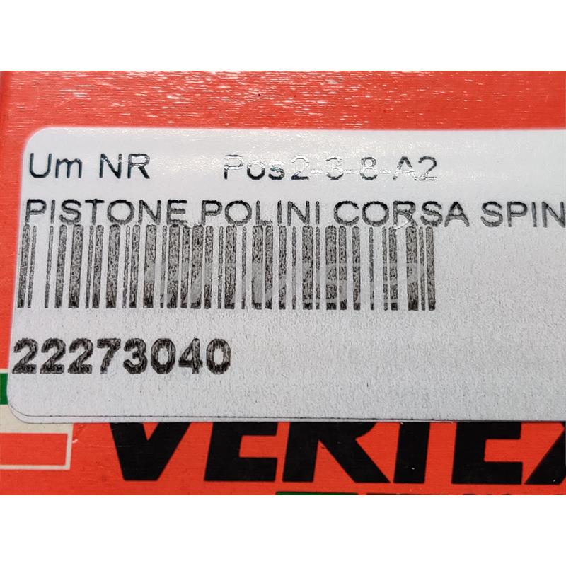 Pistone Polini corsa spinotto 12 diametro 47.40 mon (Vertex), ricambio 22273040