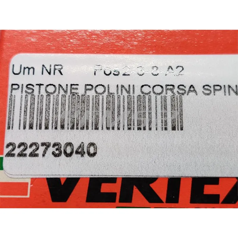 22273040 Pistone Polini corsa spinotto 12 diametro 47.40 mon (Vertex)