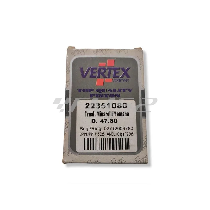 22351080 Pistone Vertex bifascia per Malossi ghisa