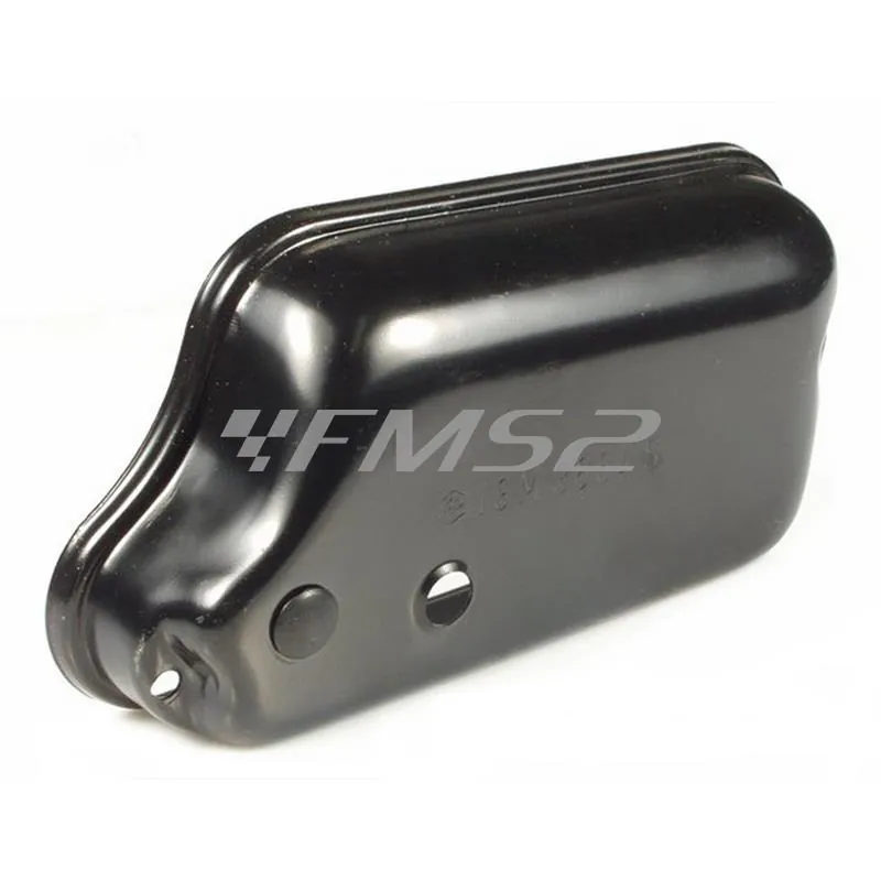 Coperchio chiusura vaschetta carburatore in metallo di colore nero per Piaggio Vespa PX e PX arcobaleno 125-150-200 (LV2), ricambio 60016030