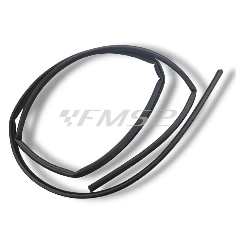 Guarnizione in gomma per tenuta sella e porta casco sottosella maxi scooter Yamaha x-max 125 cc e 250 cc prodotti dal 2005 fino al 2009, ricambio 1B9F475M0100