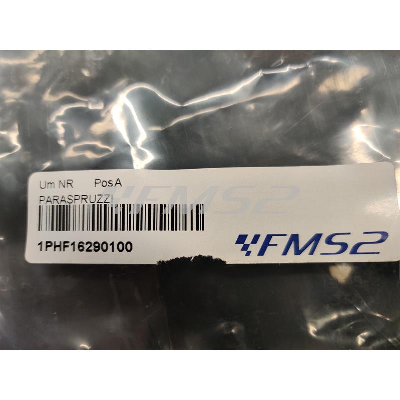 Parafango paraspruzzi sotto carena posteriore Yamaha Aerox 50 prodotti dal 2013 al 2016 versione base e naked con motore Minarelli orizzontale a liquido 2 tempi, ricambio 1PHF16290100