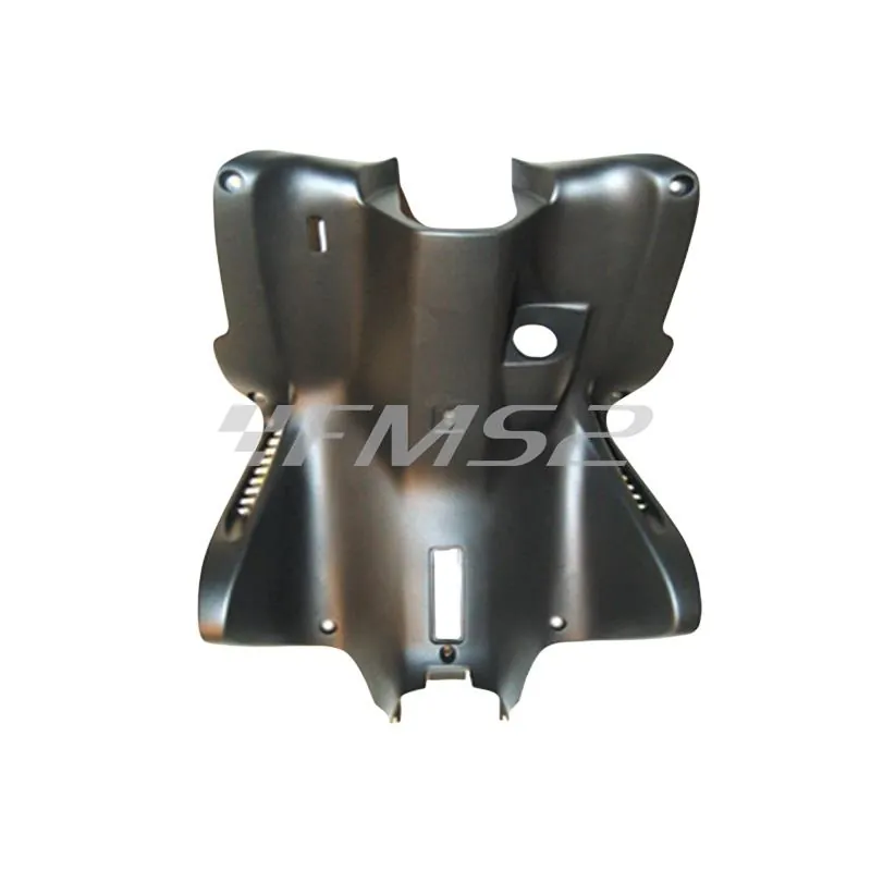 Scudo paragambe Yamaha in plastica nera non verniciata per scooter Mbk Nitro e Yamaha Aerox prodotti dal 1997 in poi con motore a 2 e 4 tempi raffreddati ad aria e liquido, ricambio 1PHF83110000