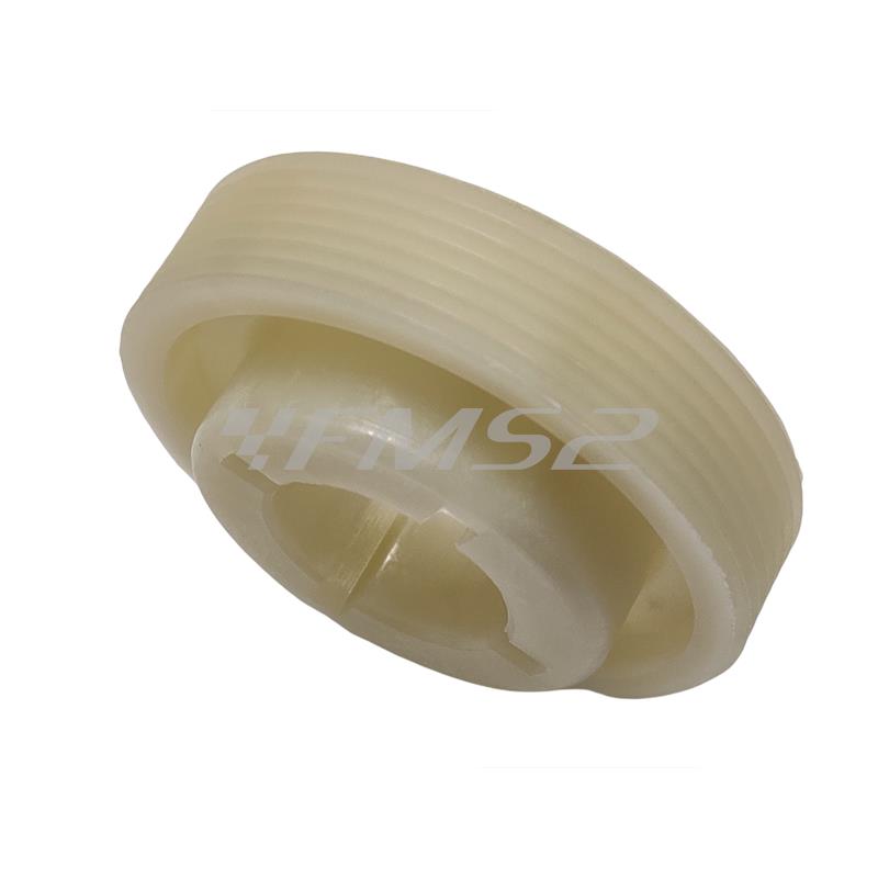 Ingranaggio conduttore pompa olio miscelatore Yamaha in plastica con rigatura per motori scooter 50 Minarelli verticale e orizzontale aria e liquido, ricambio 3VLE31780000