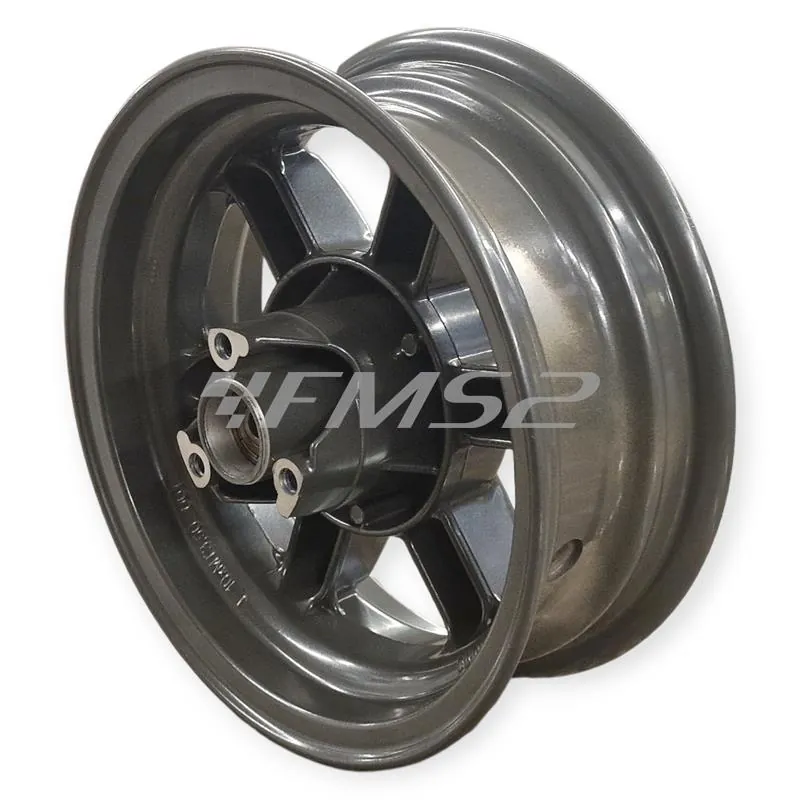 4PAF51683000 Cerchio anteriore grigio 3 fori originale Yamaha-MBK 4PAF51683000 per MBK Booster Spirit 50cc 1996-1998