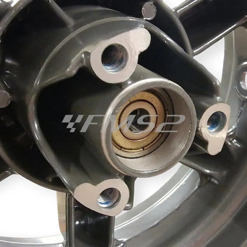 4PAF51683000 Cerchio anteriore grigio 3 fori originale Yamaha-MBK 4PAF51683000 per MBK Booster Spirit 50cc 1996-1998