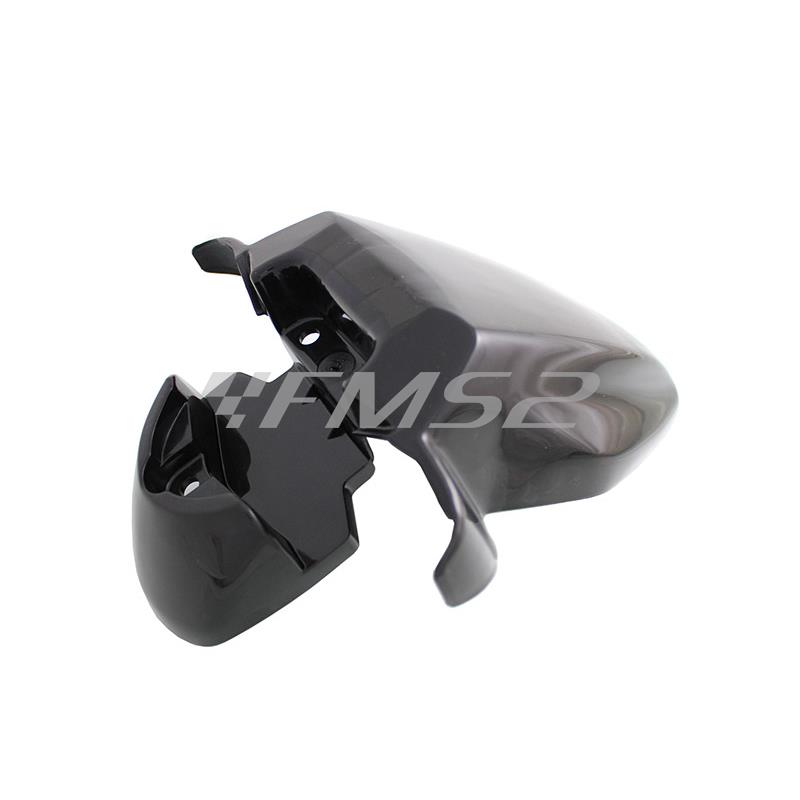 Parafango anteriore originale Yamaha in plastica di colore nero per maxi scooter MBK Booster 100 cc e Yamaha BW'S  100 cc, ricambio 4VPF15110100