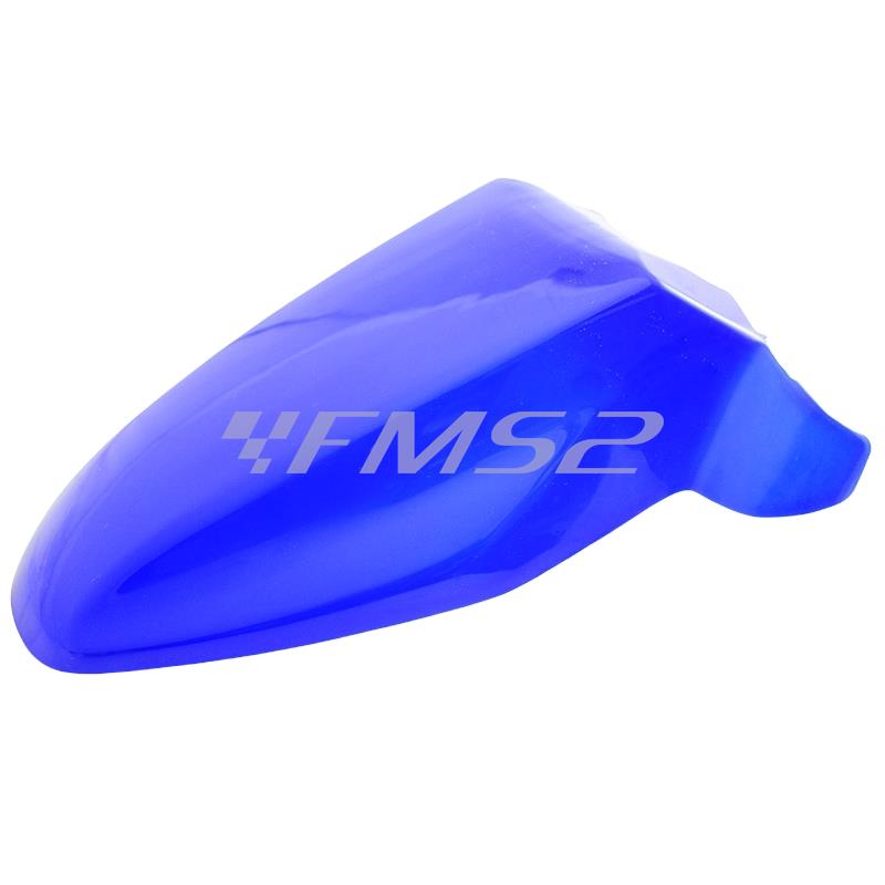 Parafango anteriore in plastica di colore blu pastello per MBK Booster 100 cc e Yamaha Bw's 100 cc 2 tempi, ricambio 4VPF15117100