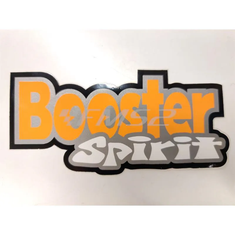 Adesivo originale Yamaha per carena posteriore Mbk Booster Spirit prodotti dal 1996 fino al 1998 di colore blu e amaranto metallizzato, ricambio 4VUF15791000