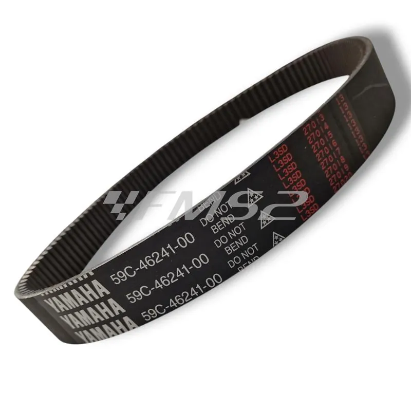 59CW4-6240000 Cinghia trasmissione esterna originale per maxi scooter Yamaha T-Max 530 prodotti dal 2012 fino al 2016