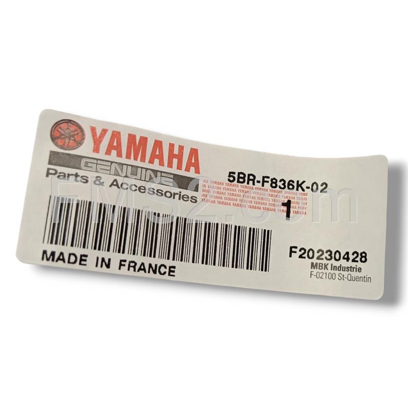 Pannello interno Yamaha, ricambio 5BRF836K0200