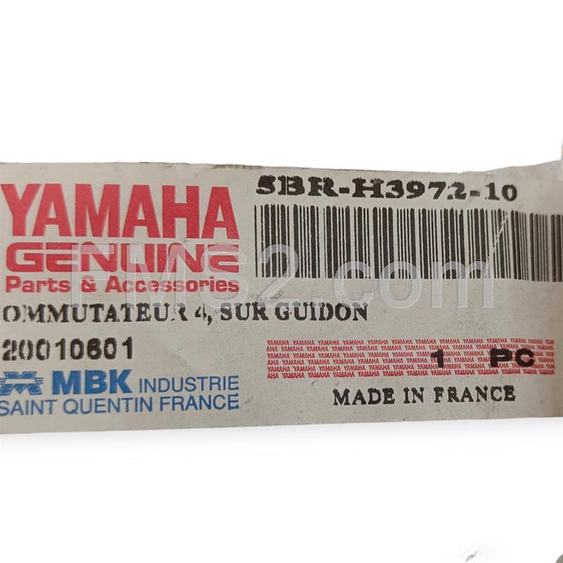 Interruttore sul manubrio 3 Yamaha, ricambio 5BRH39721000