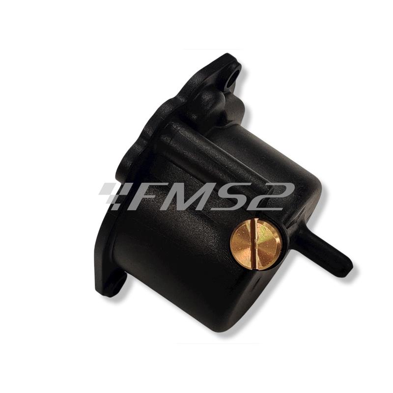 Vaschetta carburatore Gurtner versione aggiornata originale Yamaha per scooter con motore Minarelli orizzontale aria e liquido, ricambio 5RNE4G810300