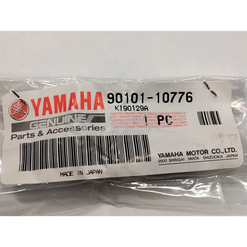 901011077600 Vite bullone Yamaha per fissaggio ammortizzatore nella parte superiore scooter Mbk e Yamaha 50, 100, 125 e 150 cc