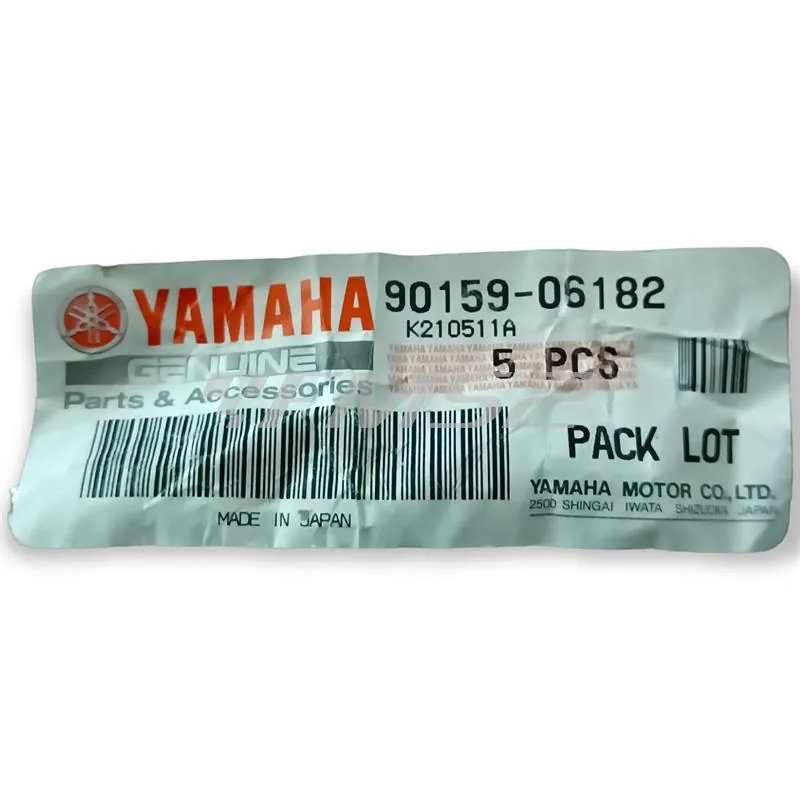 Vite con rondella originale Yamaha per fissaggio scudo paragambe e spoiler sotto pedana scooter MBK-Yamaha  Booster Spirit prodotti fino al 2003, ricambio 901590618200