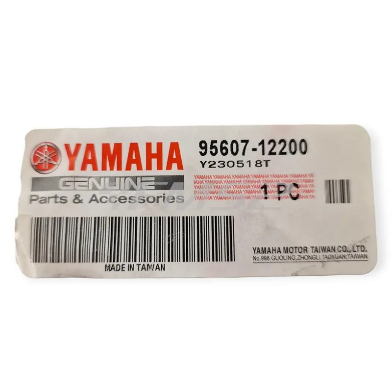 95607-12200 Dado autobloccante originale Yamaha per fissaggio perno attacco motore o forcellone negli scooter 50- maxi scooter e ciclomotori stradali