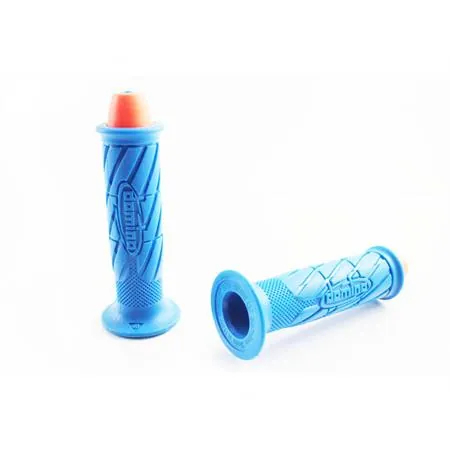 Manopole Scooter Blu Tappo Arancione Ricambio 007337 – Compatibile con Piaggio, Aprilia, Yamaha, Honda, Kymco
