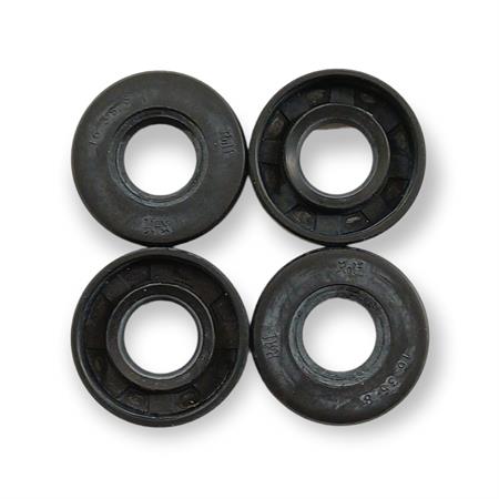 Paraolio rolf in gomma nera con misura 16x35x8 mm per applicazioni varie, ricambio PAR163508