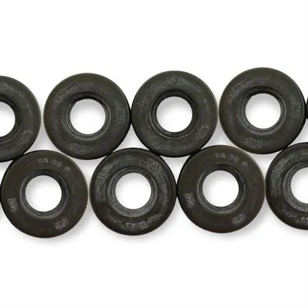 Paraolio rolf in gomma nera con misura 16x35x8 mm per applicazioni varie, ricambio PAR163508