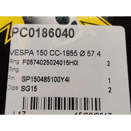 PC0186040 Pistone meteor vespa vl1-vb1 diam.57,4